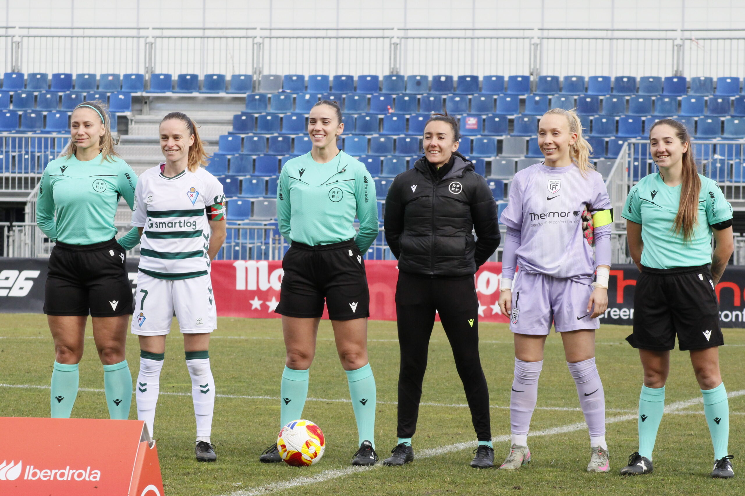 Capitanas Octavos Copa de la Reina entre Madrid CFF y Eibar