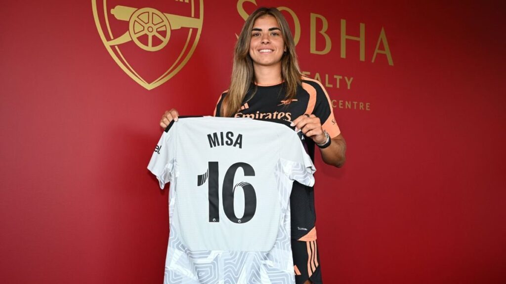 Misa Rodríguez, nueva portera del Arsenal: la campeona del mundo vivirá su primera experiencia internacional