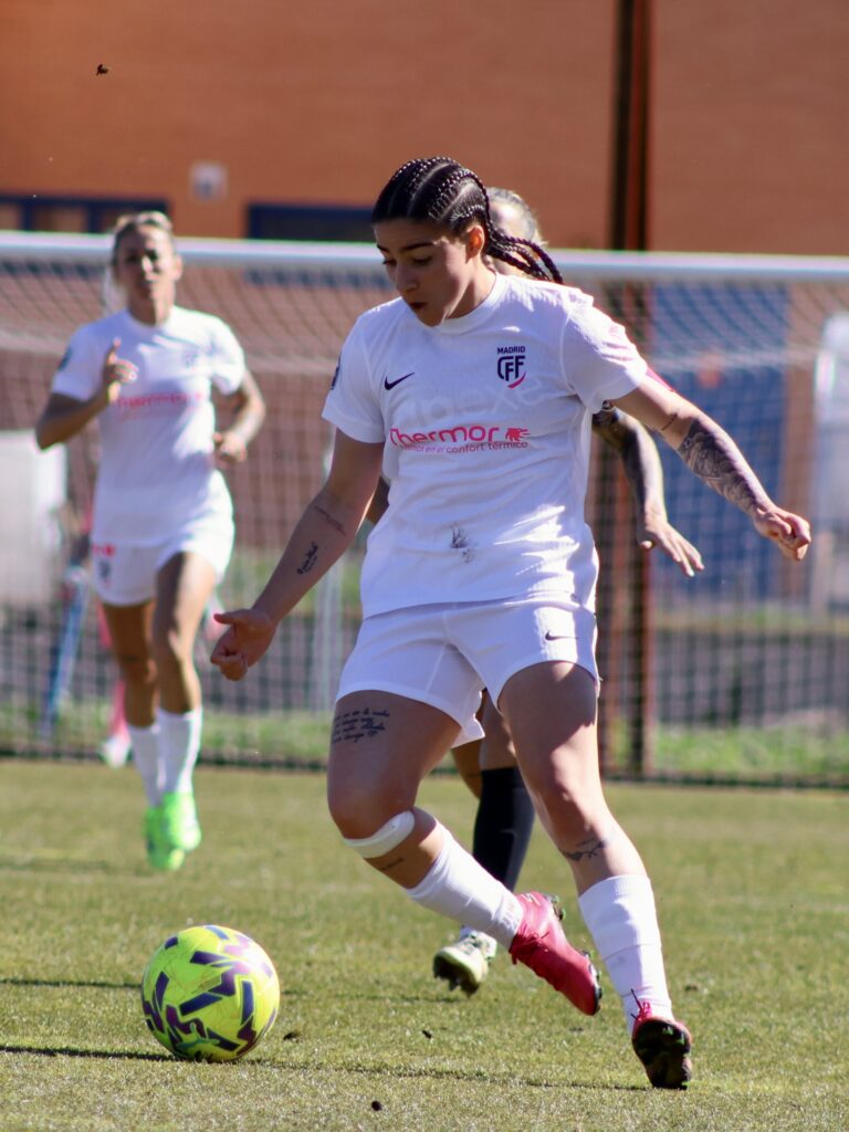 Bárbara López, jugadora del Madrid CFF
