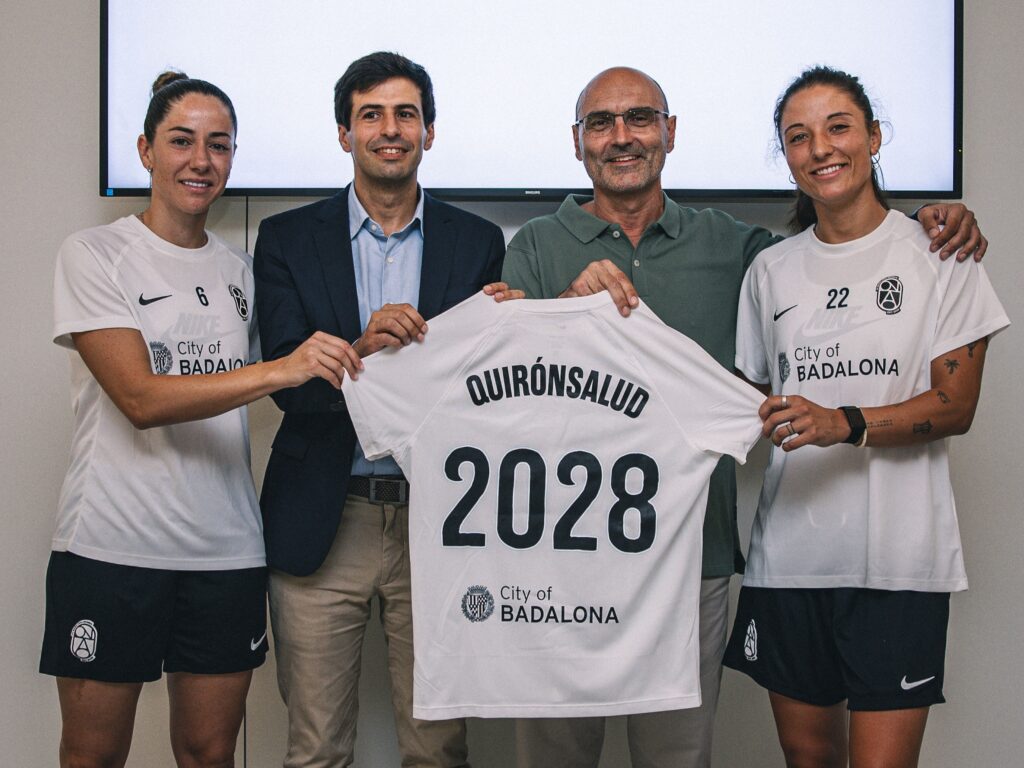 El Hospital Universitario Quirónsalud Badalona será el nuevo Servicio Médico Oficial del FC Badalona Women