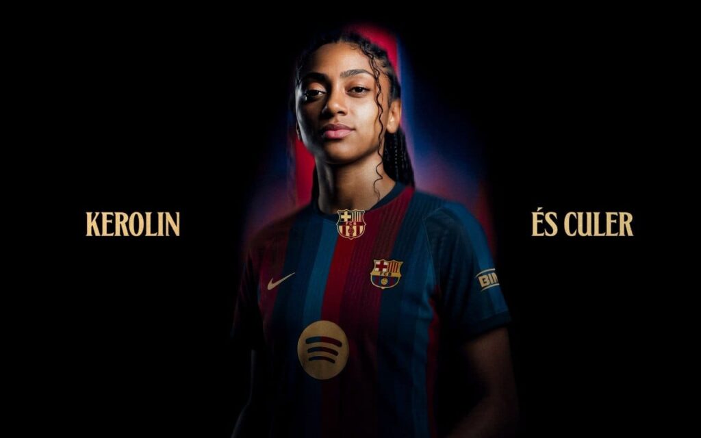 Kerolin Nicoli, nuevo refuerzo del FC Barcelona hasta 2030
