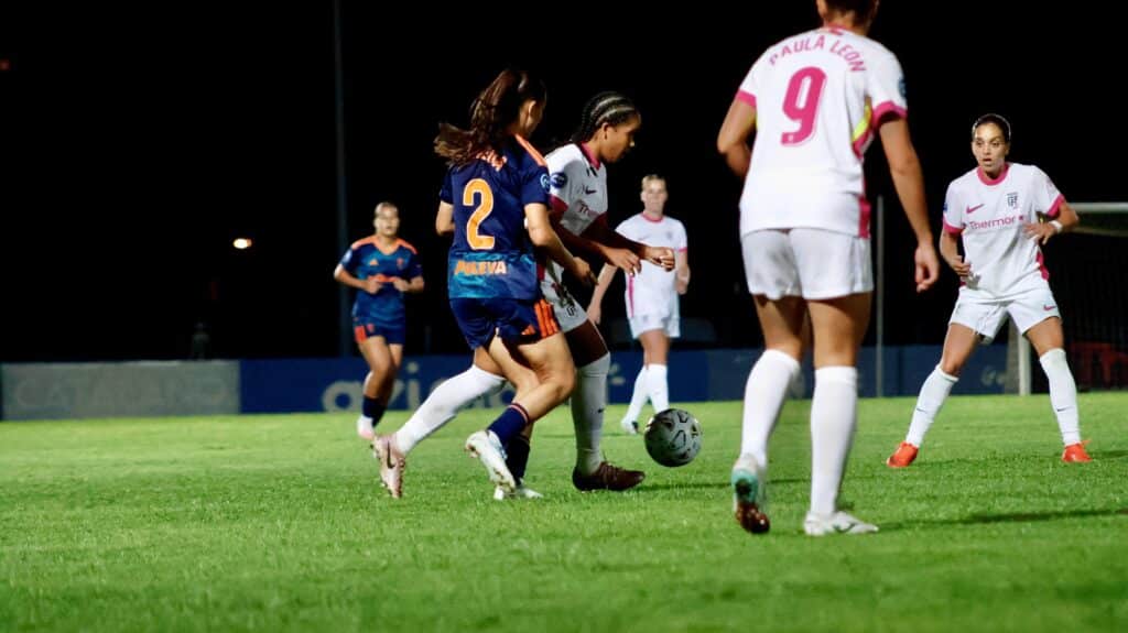 Débora Bebê en el Madrid CFF - Granada CF