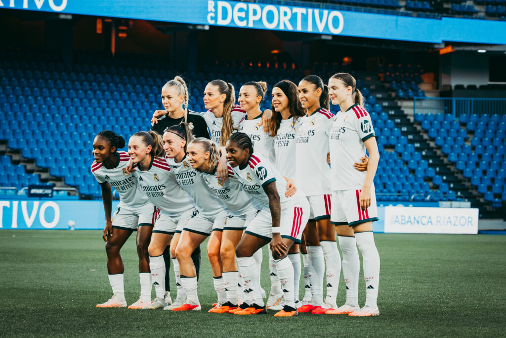 Once inicial del Real Madrid ante el Deportivo Abanca