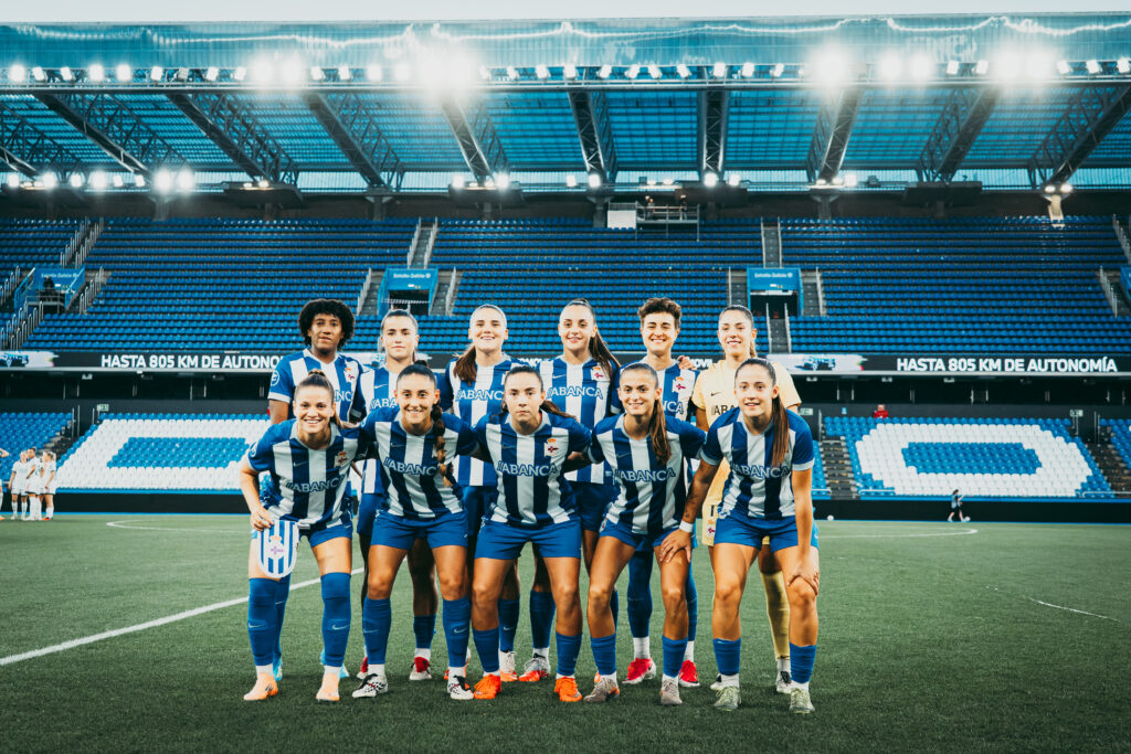 Once inicial del Deportivo Abanca ante el Real Madrid