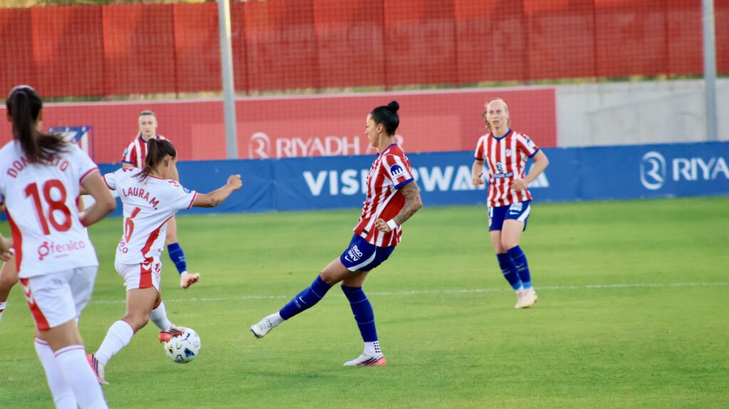 El Atlético gana por la mínima al Logroño United en el regreso de Jenni Hermoso