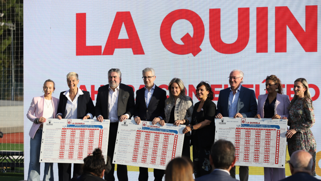 Presentación Liga F en La Quiniela