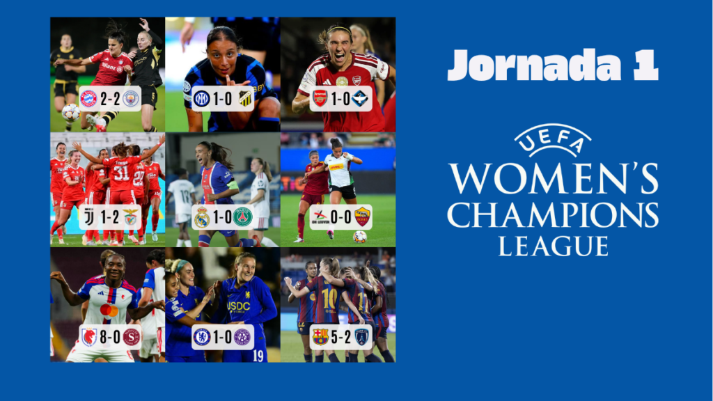 La UEFA Women’s Champions League arranca con una remontada del City, una goleada de Lyon y emoción hasta el final