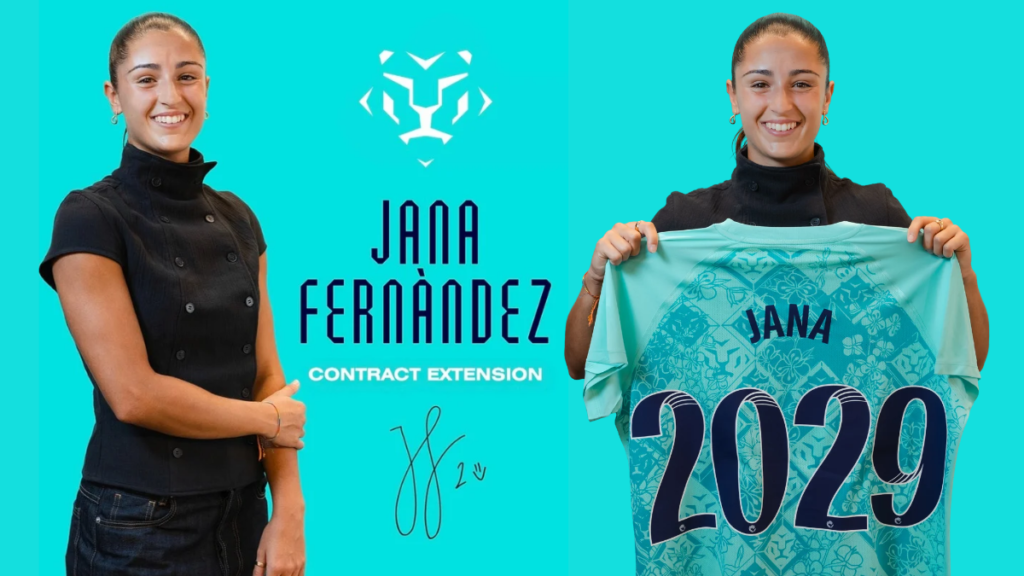 Jana Fernández amplia su contrato hasta 2029